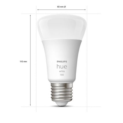 Lampadina LED Dimmerabile Philips Hue WHITE E27/9,5W/230V 2700K