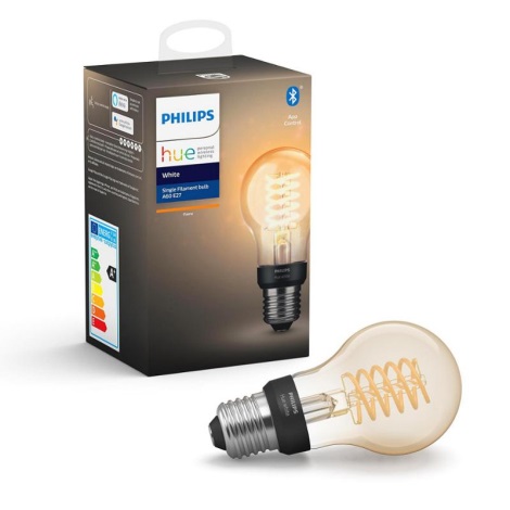 Lampadina LED dimmerabile Philips Hue WHITE FILAMENT A60 E27/7W/230V 2100K