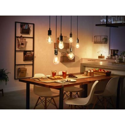 Lampadina LED dimmerabile Philips Hue WHITE FILAMENT G125 E27/7W/230V 2100K