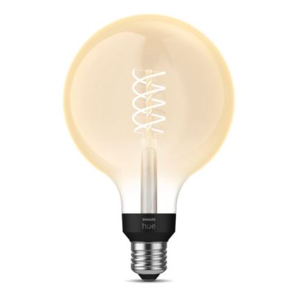 Lampadina LED dimmerabile Philips Hue WHITE FILAMENT G125 E27/7W/230V 2100K