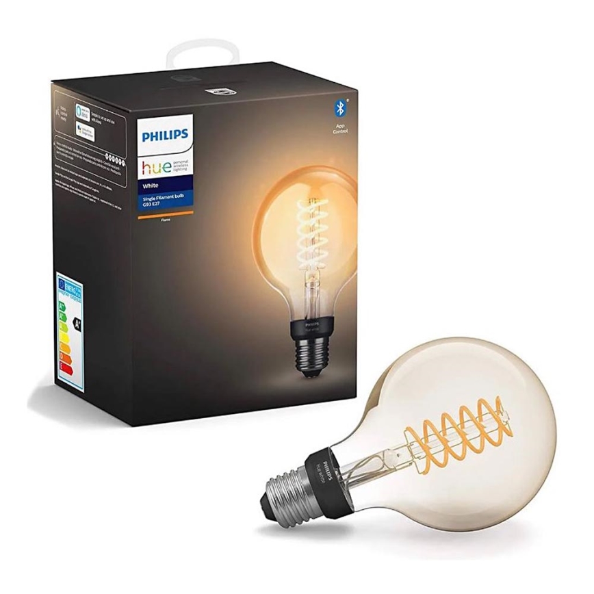 Lampadina LED dimmerabile Philips Hue WHITE FILAMENT G93 E27/7,2W/230V 2100K