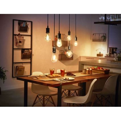 Lampadina LED dimmerabile Philips Hue WHITE FILAMENT ST72 E27/7W/230V 2100K