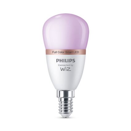 Lampadina LED RGB dimmerabile Philips SMART P45 E14/4,9W/230V 2200-6500K CRI 90