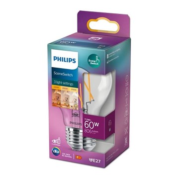 Lampadina LED dimmerabile Philips Warm Glow A60 B22/7W/230V 2200-2700K CRI 90