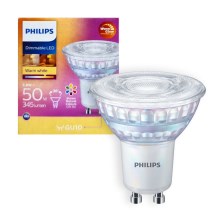 Lampadina LED dimmerabile Philips Warm Glow GU10/3,8W/230V 2200-2700K CRI 90