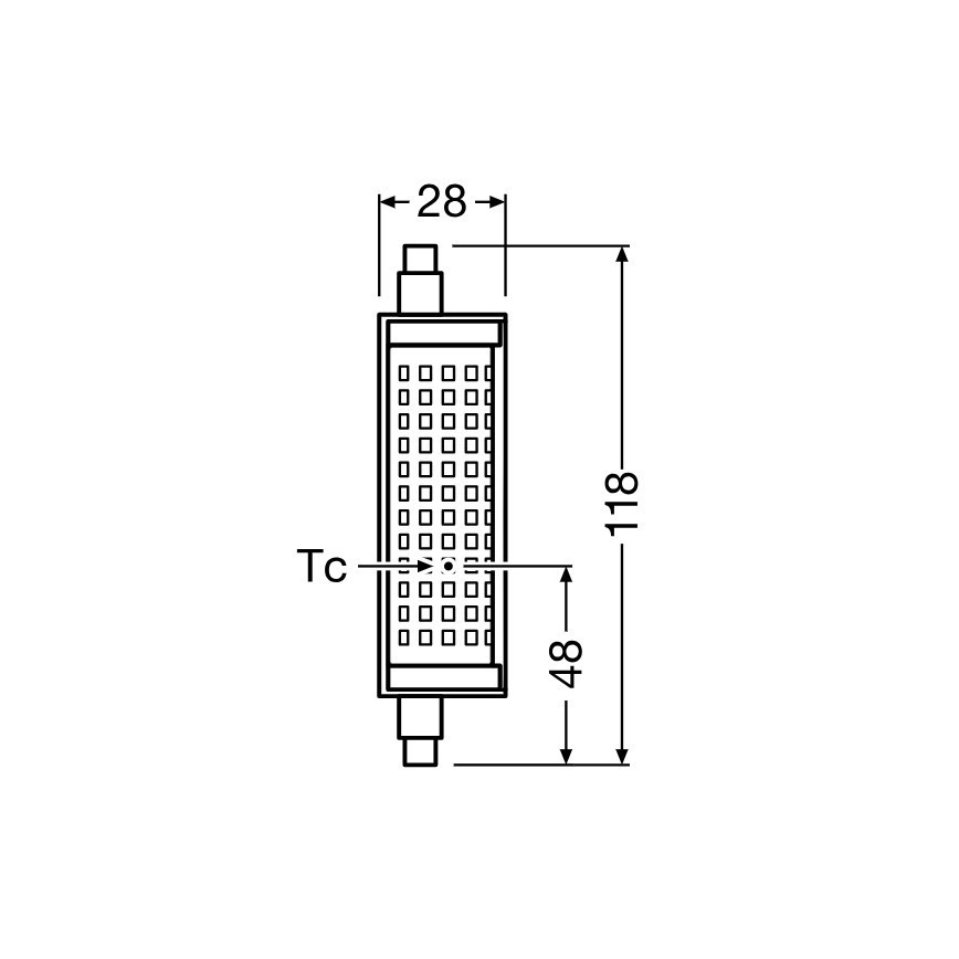 Lampadina LED dimmerabile R7s/18,2W/230V 2700K 118 mm - Osram