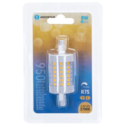 Lampadina LED dimmerabile R7s/8W/230V 2700K - Aigostar