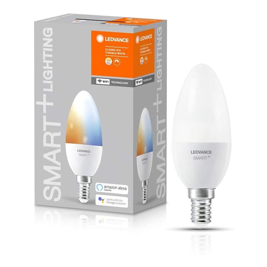 Lampadina LED dimmerabile SMART+ E14/5W/230V 2,700K-6,500K Wi-Fi - Ledvance