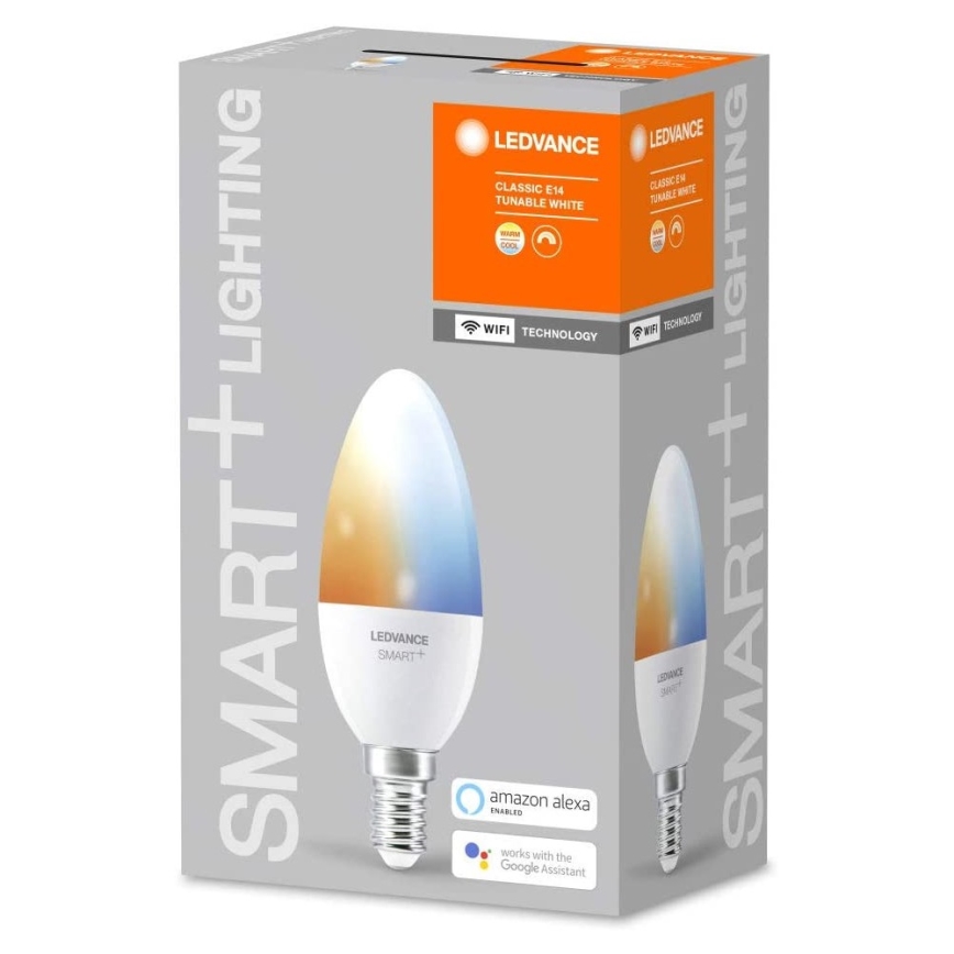 Lampadina LED dimmerabile SMART+ E14/5W/230V 2,700K-6,500K Wi-Fi - Ledvance