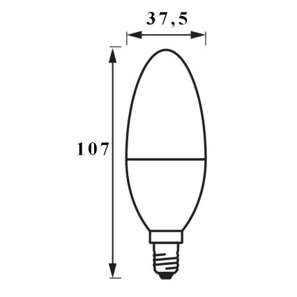 Lampadina LED dimmerabile SMART+ E14/5W/230V 2,700K-6,500K Wi-Fi - Ledvance