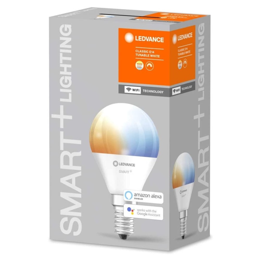 Lampadina LED dimmerabile SMART+ E14/5W/230V 2,700K-6,500K Wi-Fi - Ledvance