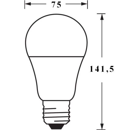 Lampadina LED dimmerabile SMART+ E27/14W/230V 2,700K-6,500K Wi-Fi - Ledvance