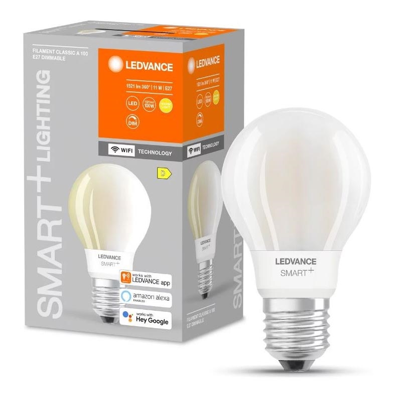 Lampadina LED dimmerabile SMART+ FILAMENT E27/11W/230V 2700K Wi-Fi - Ledvance