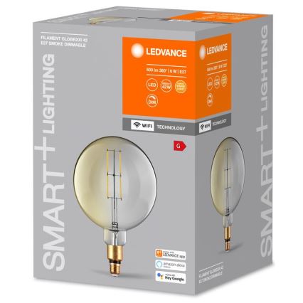 Lampadina LED dimmerabile SMART+ GLOBE G200 E27/6W/230V 2500K Wi-Fi - Ledvance