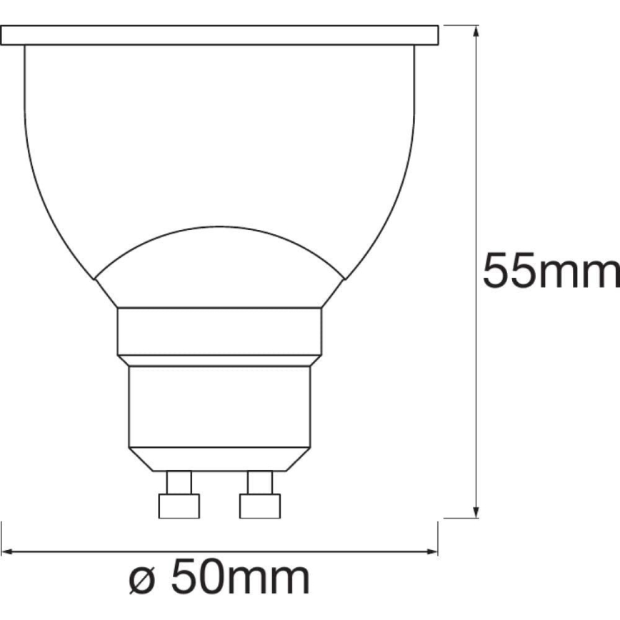 Lampada dicroica dimmerabile a LED - GU10 - FAI SRL