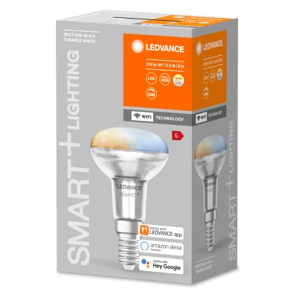 Lampadina LED dimmerabile a riflettore SMART+ R50 E14/3,3W/230V 2700-6500K Wi-Fi - Ledvance