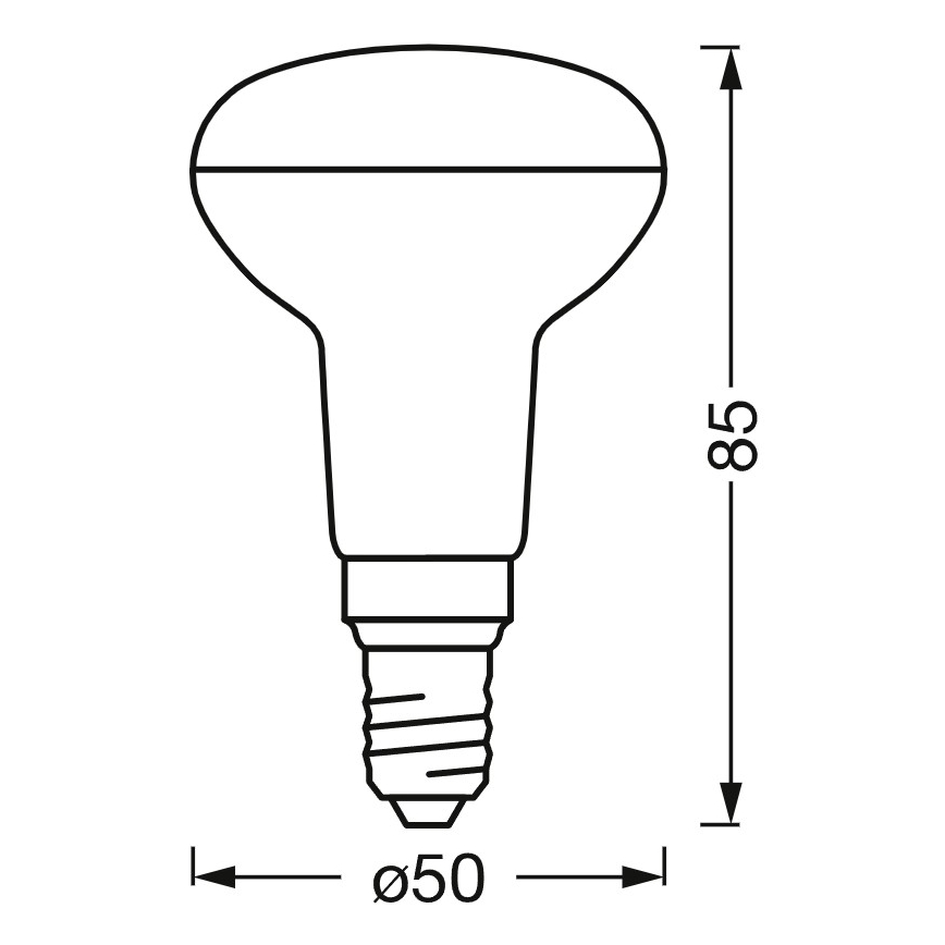 Lampadina LED dimmerabile a riflettore SMART+ R50 E14/3,3W/230V 2700-6500K Wi-Fi - Ledvance