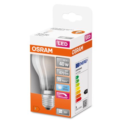 Lampadina LED dimmerabile SUPERSTAR CLASSIC A60 E27/4,8W/230V 4000K - Osram