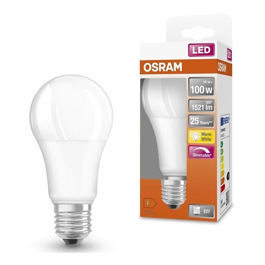 Lampadina LED dimmerabile SUPERSTAR E27/14W/230V 2700K - Osram