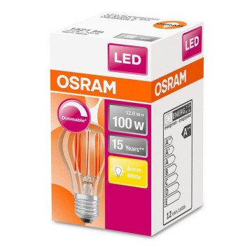 Lampadina LED dimmerabile VINTAGE E27/12W/230V - Osram
