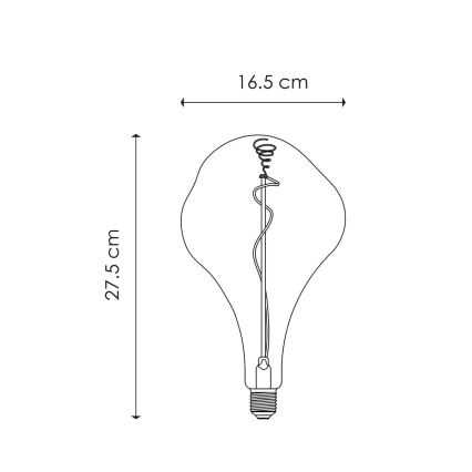 Lampadina LED dimmerabile VINTAGE EDISON E27/3W/230V 1800K