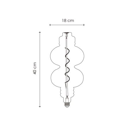 Lampadina LED dimmerabile VINTAGE EDISON E27/4W/230V 2200K CRI 90