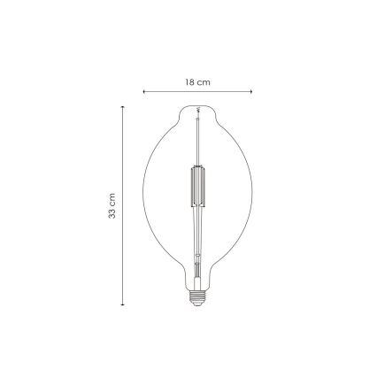 Lampadina LED dimmerabile VINTAGE EDISON E27/4W/230V 2700K