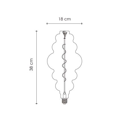 Lampadina LED dimmerabile VINTAGE EDISON E27/4W/230V 3000K CRI 90