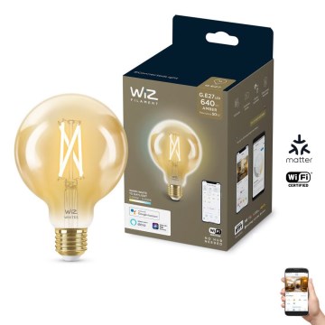 Lampadina LED dimmerabile VINTAGE FILAMENT G95 E27/6,7W/230V 2000-5000K CRI 90 Wi-Fi - WiZ