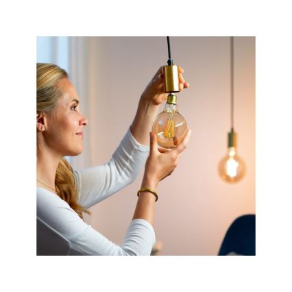 Lampadina LED dimmerabile VINTAGE FILAMENT G95 E27/6,7W/230V 2000-5000K CRI 90 Wi-Fi - WiZ