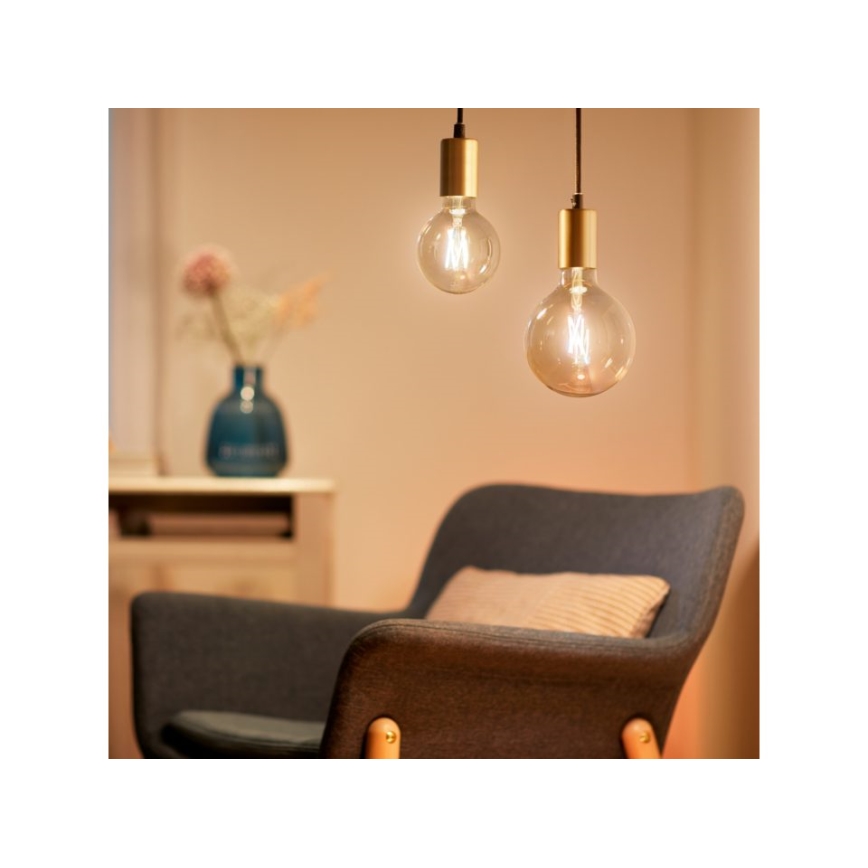 Lampadina LED dimmerabile VINTAGE FILAMENT G95 E27/6,7W/230V 2000-5000K CRI 90 Wi-Fi - WiZ