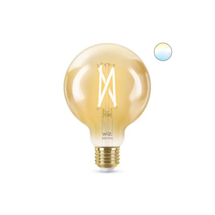 Lampadina LED dimmerabile VINTAGE FILAMENT G95 E27/6,7W/230V 2000-5000K CRI 90 Wi-Fi - WiZ