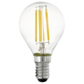 Lampadina LED dimmerabile VINTAGE P45 E14/4W/230V 2700K - Eglo 11754