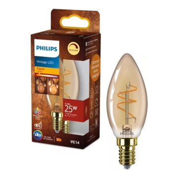 Lampadina LED dimmerabile VINTAGE Philips B35 E14/3,1W/230V 2200K CRI 90