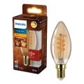 Lampadina LED dimmerabile VINTAGE Philips E14/2,5W/230V 1800K