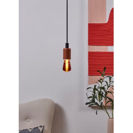 Lampadina LED dimmerabile VINTAGE ST48 E27/4W/230V 2000K rossa - Eglo 110199