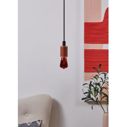 Lampadina LED dimmerabile VINTAGE ST48 E27/4W/230V 2000K rossa - Eglo 110199