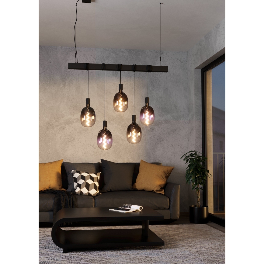 Lampadina LED dimmerabile VINTAGE T120 E27/4W/230V 1800K fumé - Eglo 110227