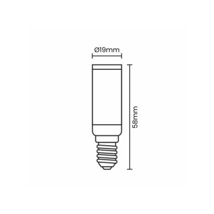 Lampadina LED E14/4,5W/230V 2800K