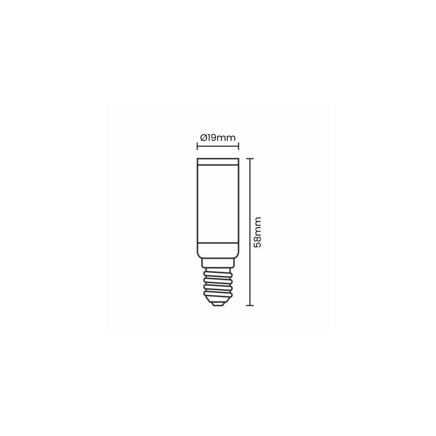 Lampadina LED E14/4,5W/230V 2800K