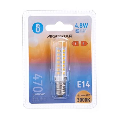 Lampadina LED E14/4,8W/230V 3000K - Aigostar