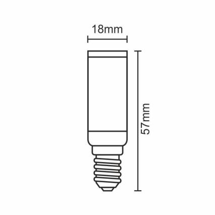 Lampadina LED E14/5W/230V 2800K