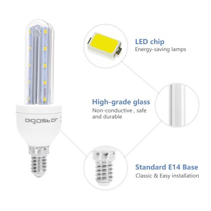 Lampadina LED E14/6W/230V 6500K - Aigostar