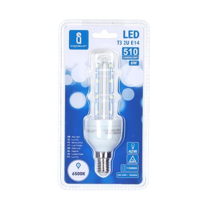 Lampadina LED E14/6W/230V 6500K - Aigostar