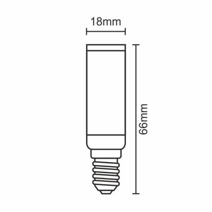 Lampadina LED E14/7W/230V 2700K