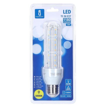 Lampadina LED E27/12W/230V 3000K - Aigostar