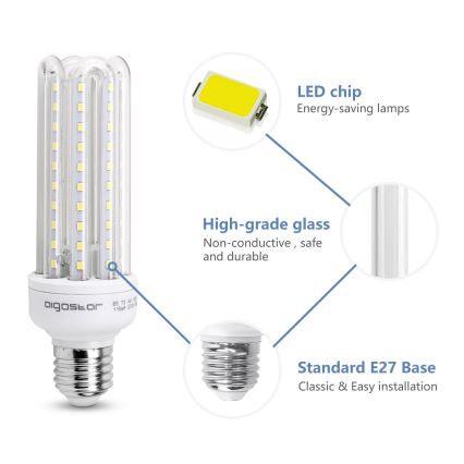 Lampadina LED E27/15W/230V 6500K - Aigostar