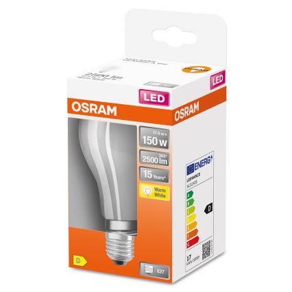 Lampadina LED E27/17W/230V 2700K - Osram