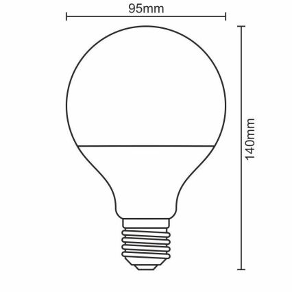 Lampadina LED E27/18W/165-265V 3000K