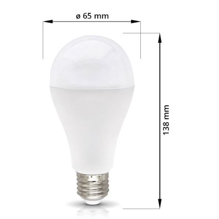 Lampadina LED E27/18W/230V 4000K